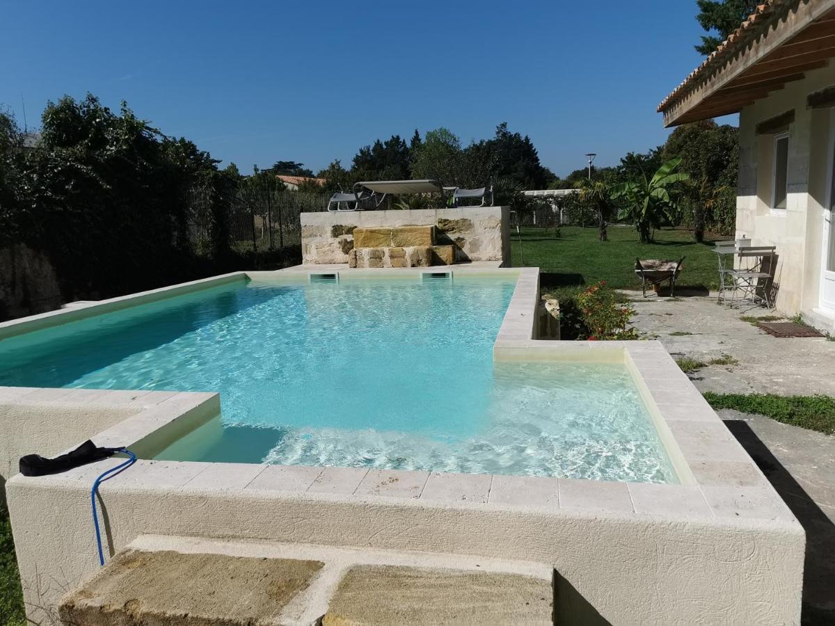 Jolie Villa Avec Piscine Dans Le St Emilionnais Sainte-Terre Dış mekan fotoğraf